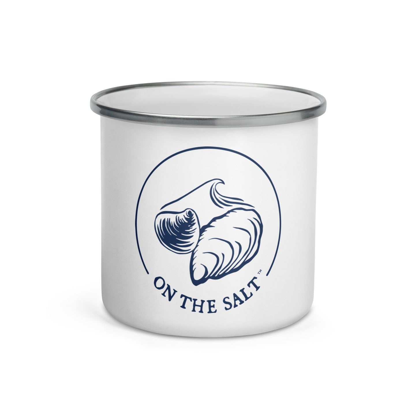 On the Salt™ Logo Enamel Mug