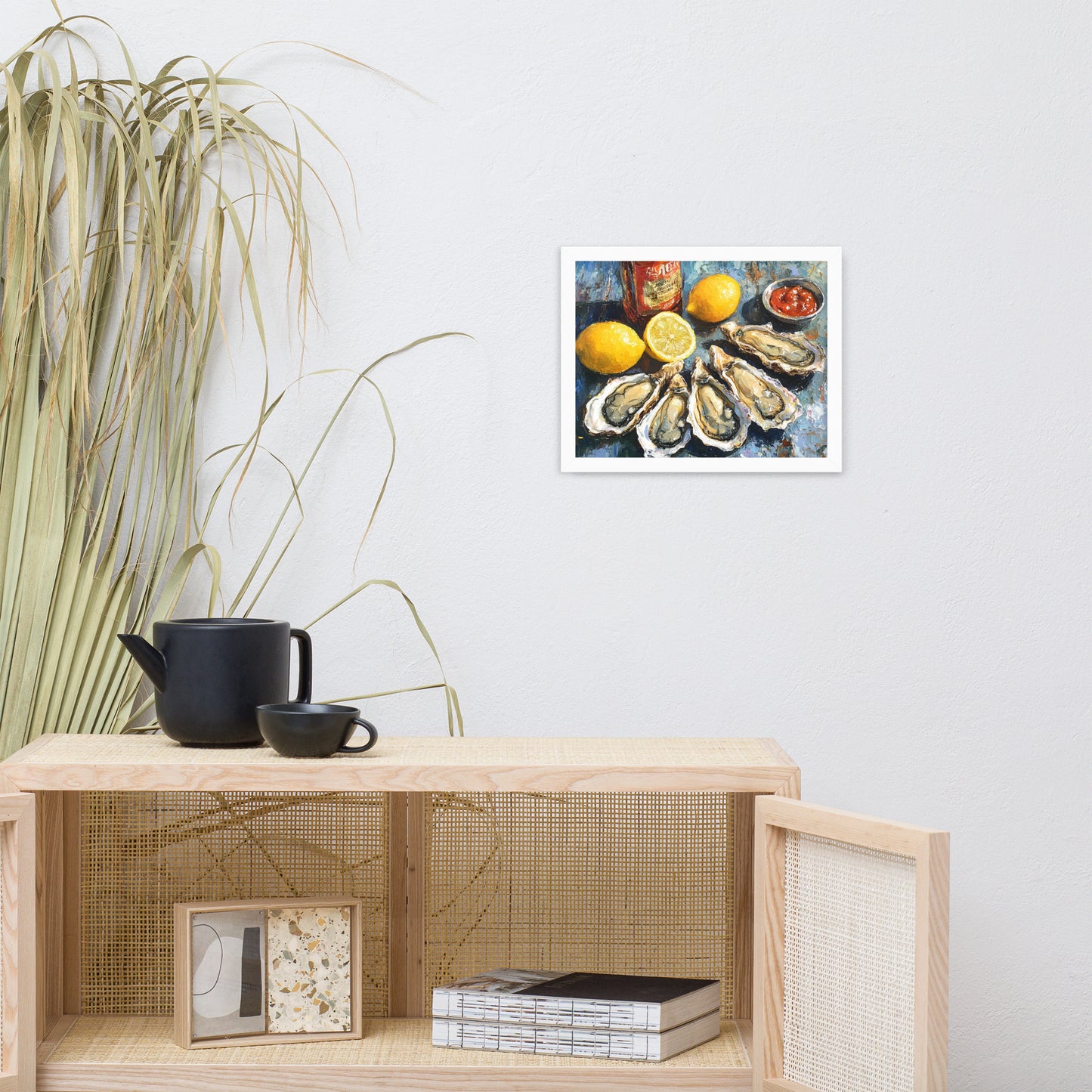 Bright Flavor on the Half Shell: Framed poster