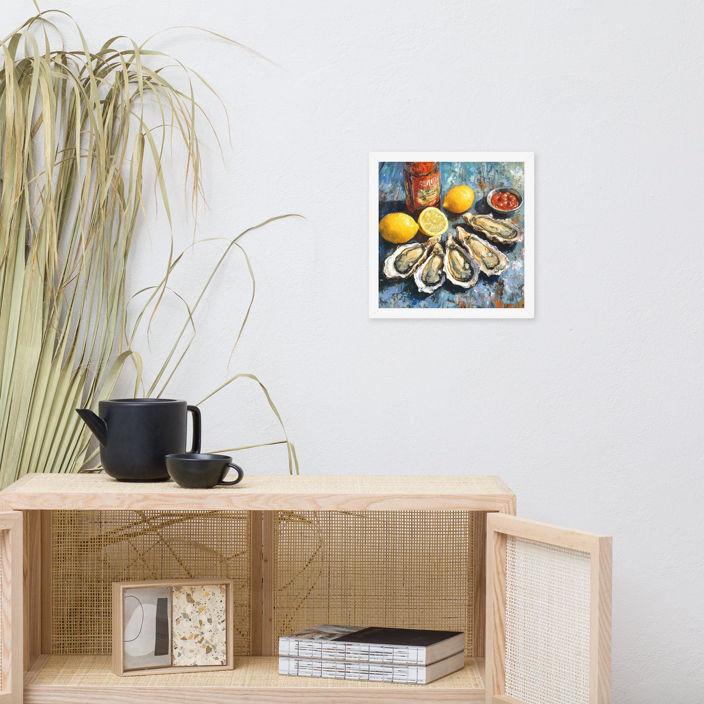 Bright Flavor on the Half Shell: Framed poster