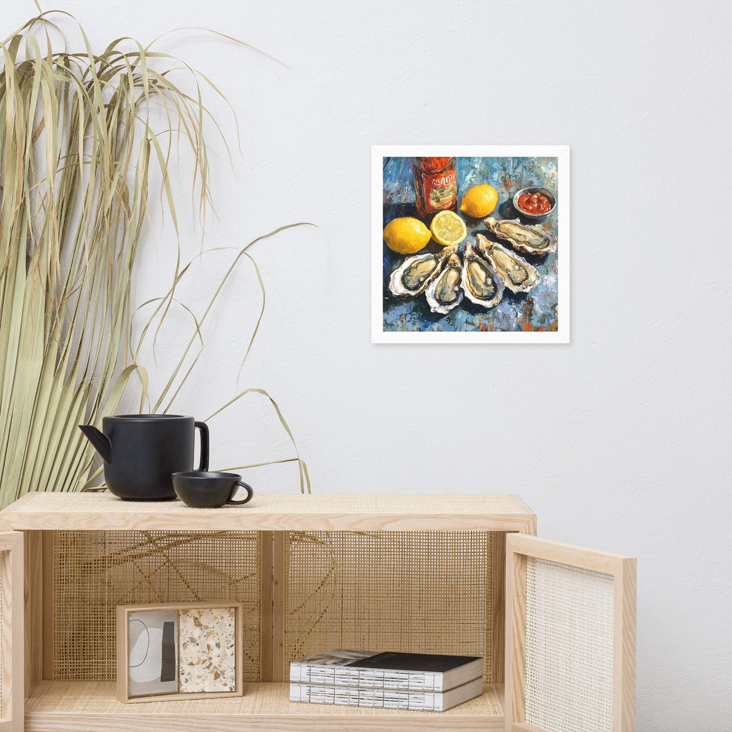 Bright Flavor on the Half Shell: Framed poster