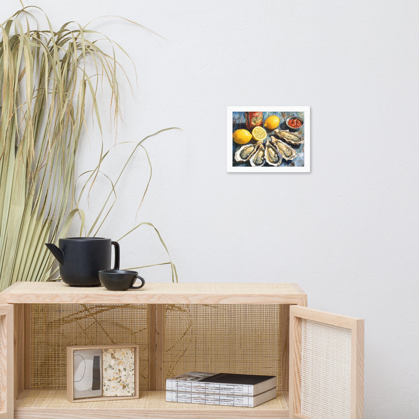 Bright Flavor on the Half Shell: Framed poster