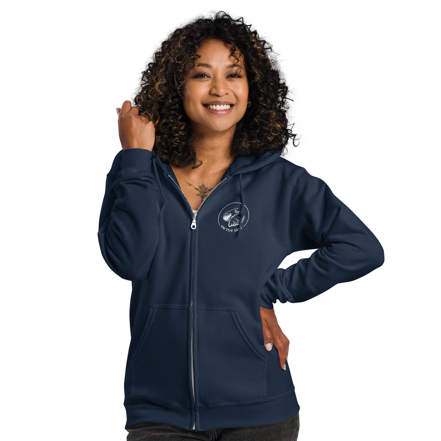 Oysters and Champagne Club: zip hoodie