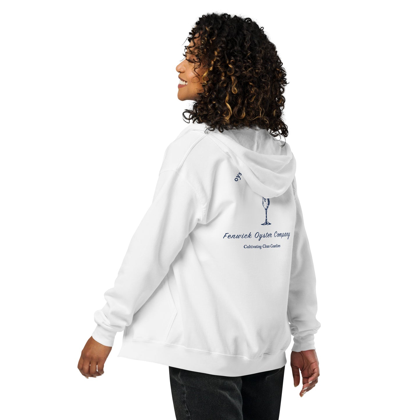 Oysters and Champagne Club: zip hoodie