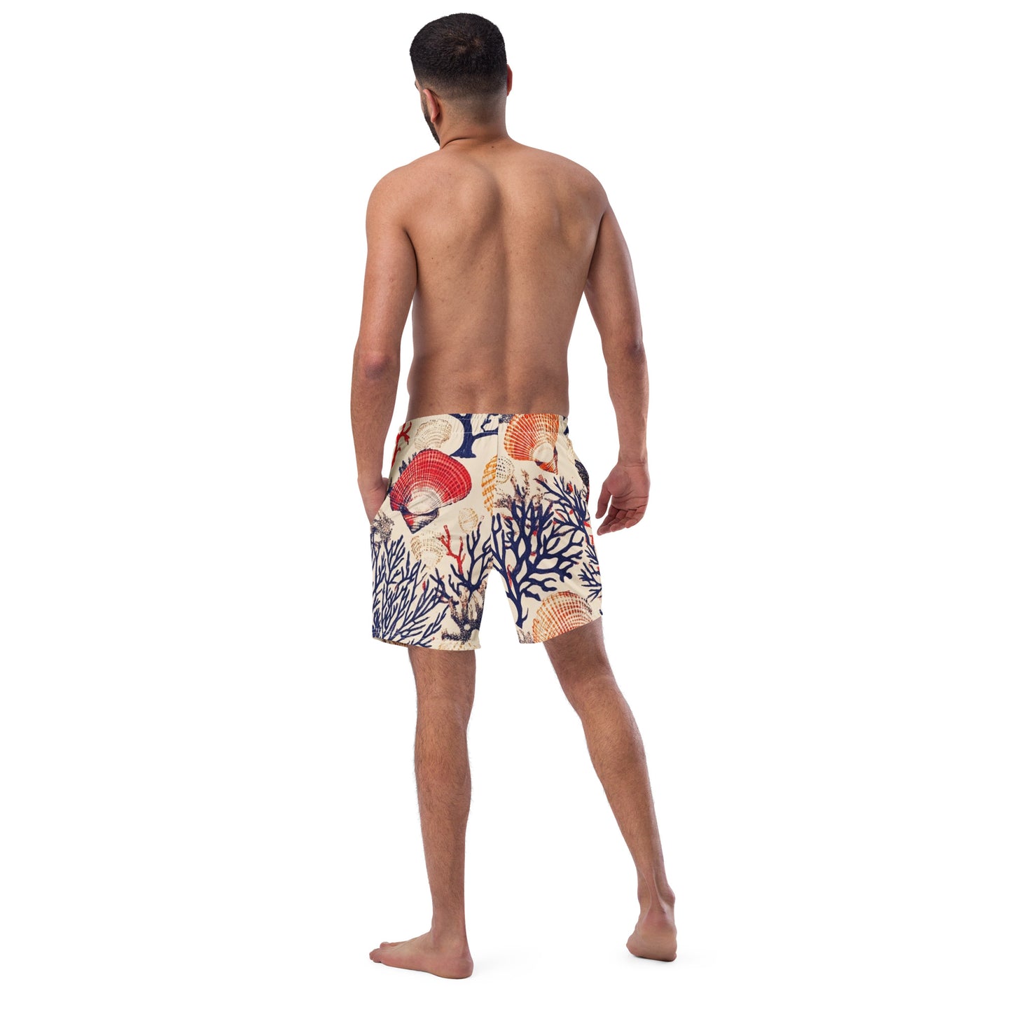 Scallops and Eel Grass: Recycled Swim Trunks