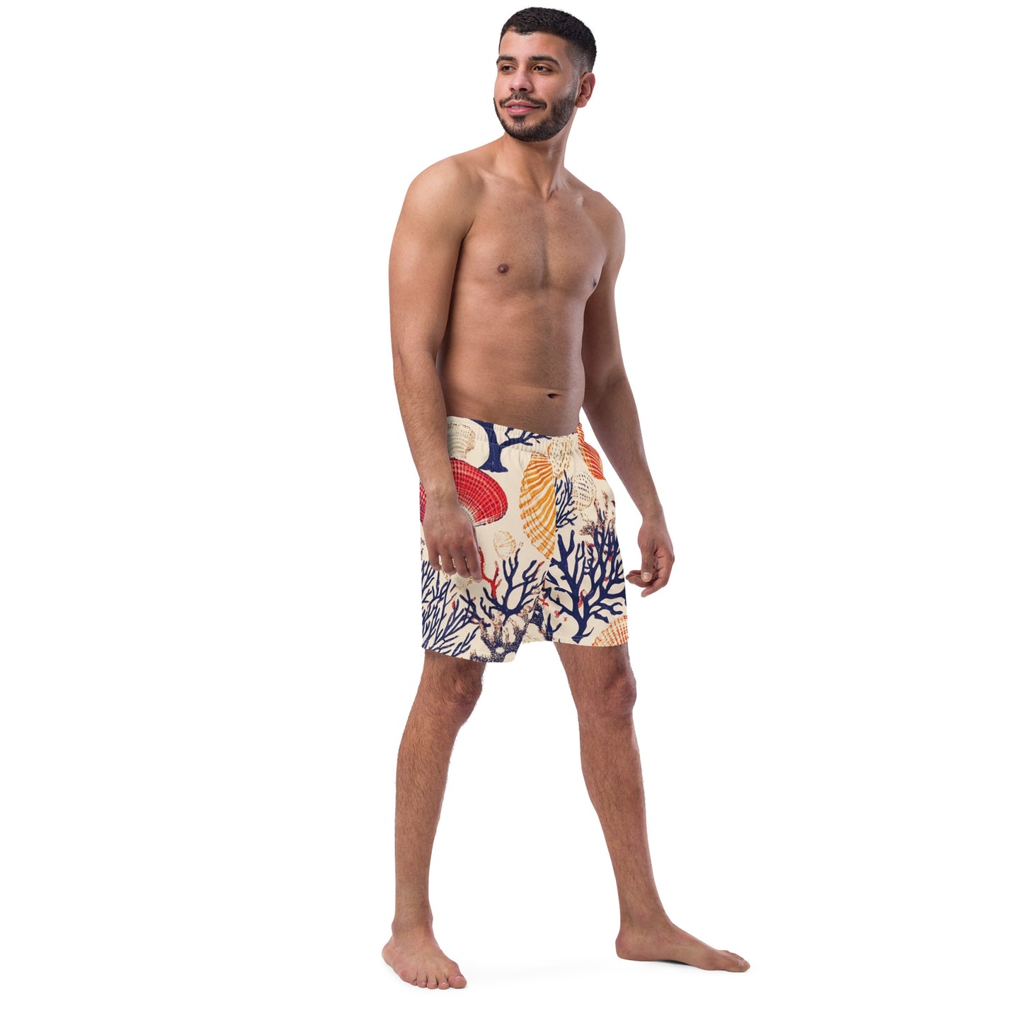 Scallops and Eel Grass: Recycled Swim Trunks