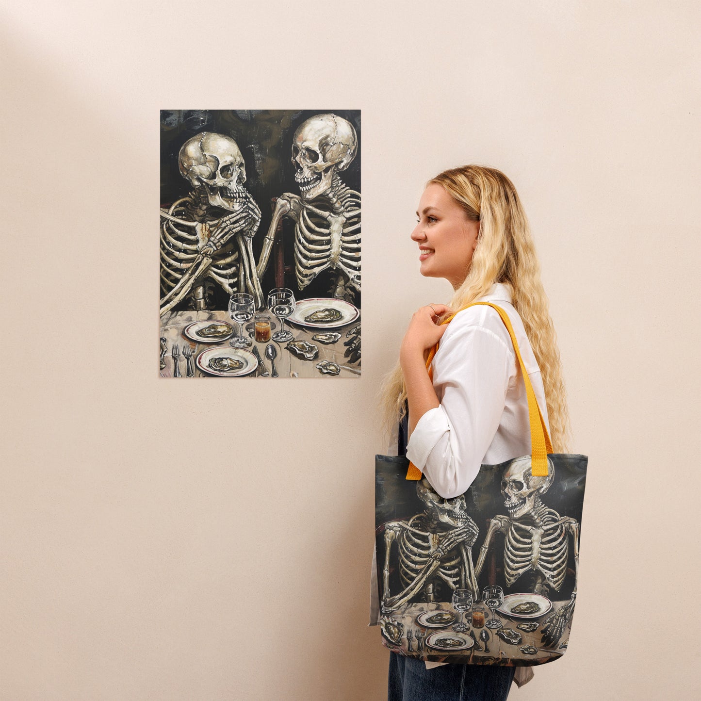 Forever in Love with Oysters: Tote bag