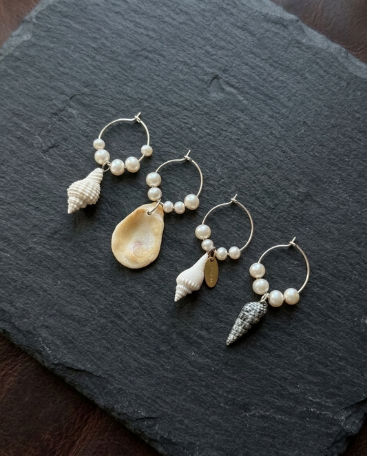 Seashell Wine Glass Charms
