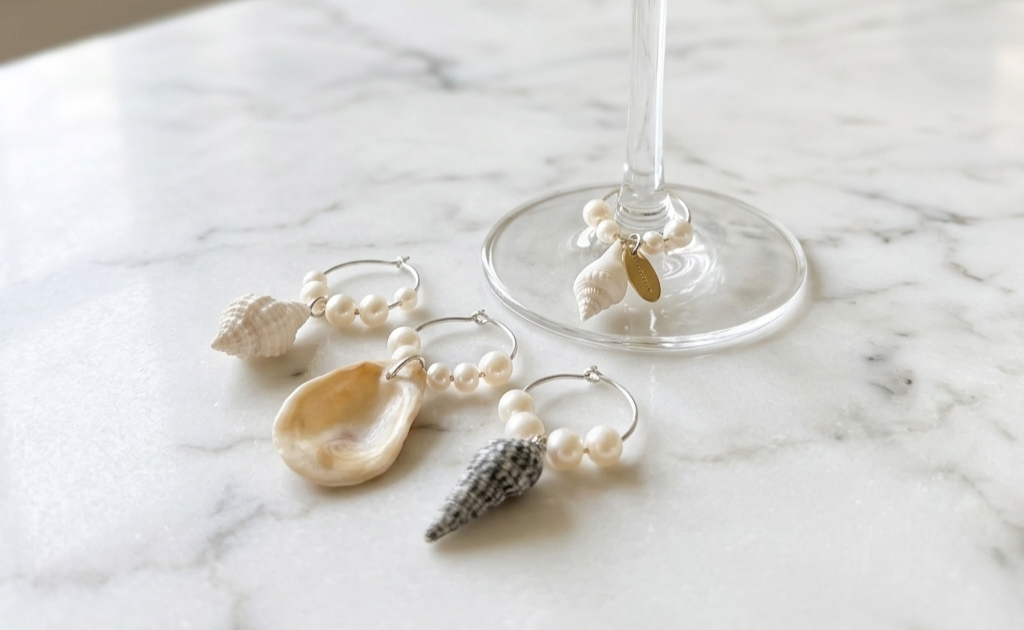 Seashell Wine Glass Charms