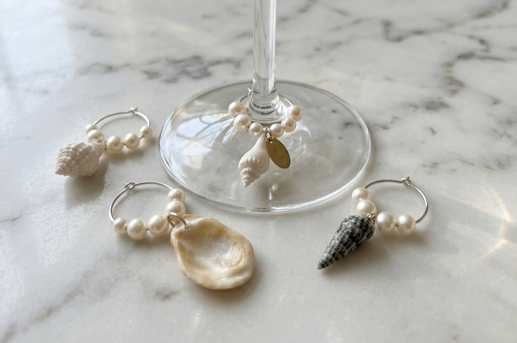Seashell Wine Glass Charms