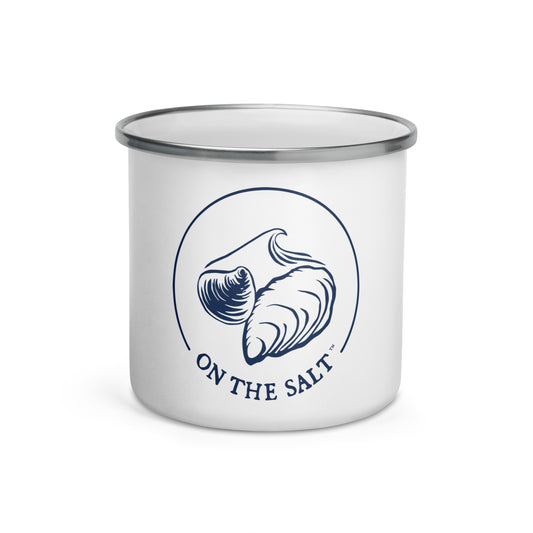 On the Salt™ Logo Enamel Mug