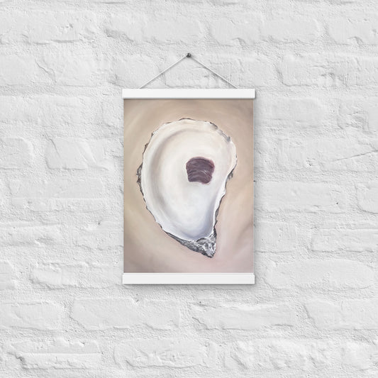 Oyster in Beige: poster print