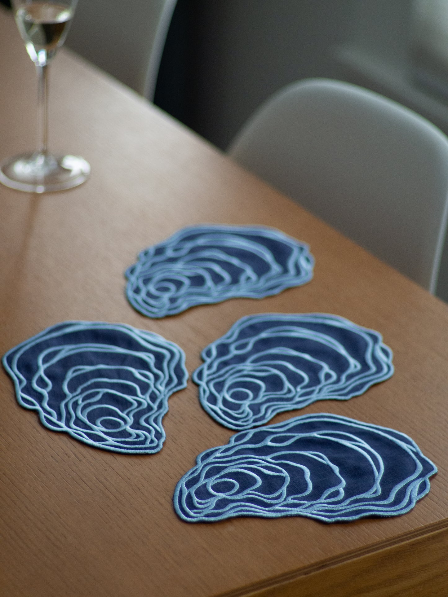 Linen Oyster Cocktail Napkins