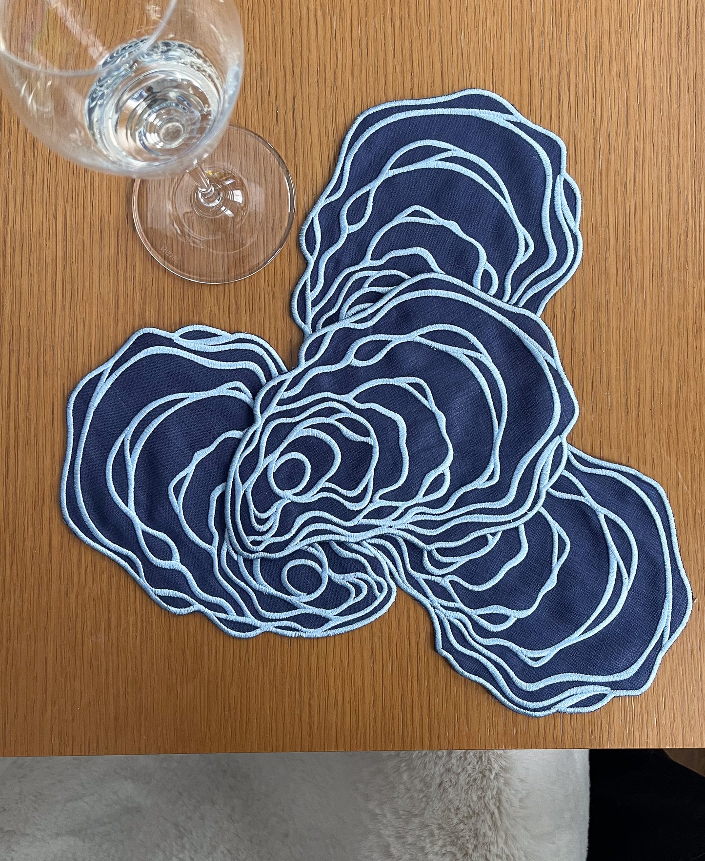 Linen Oyster Cocktail Napkins