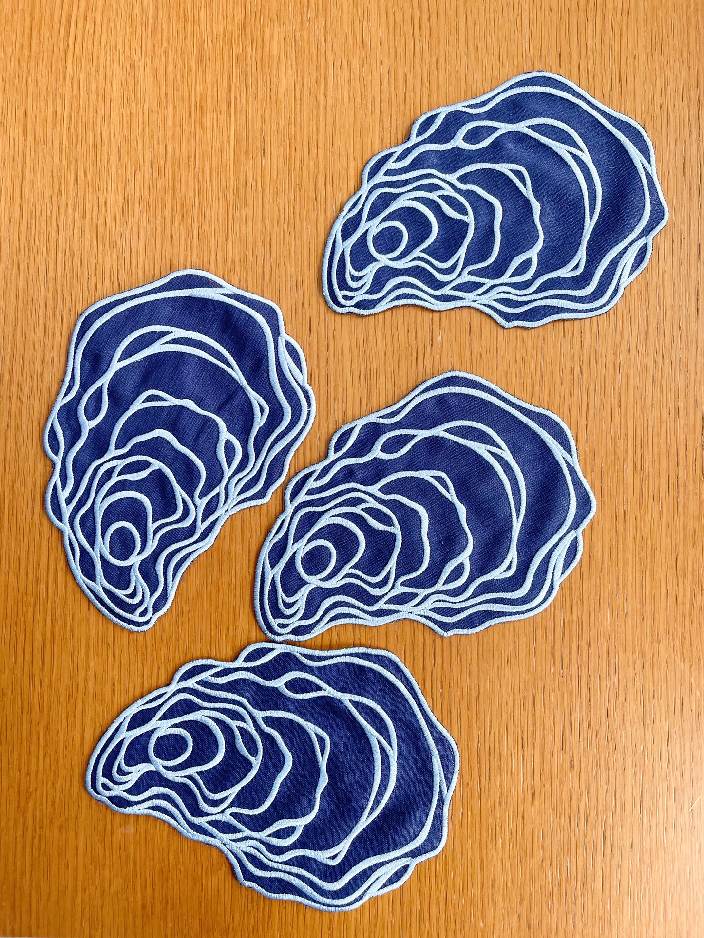 Linen Oyster Cocktail Napkins